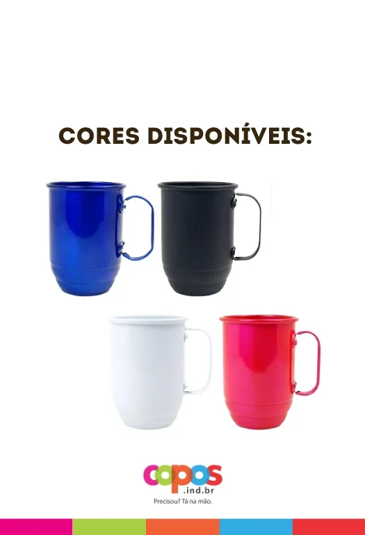 Caneca Alum&iacute;nio